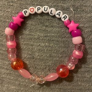 Glinda wicked inspired handmade bracelet
